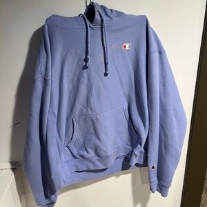 Champion Reverse Weave LG hoodie. Periwinkle/Lavender